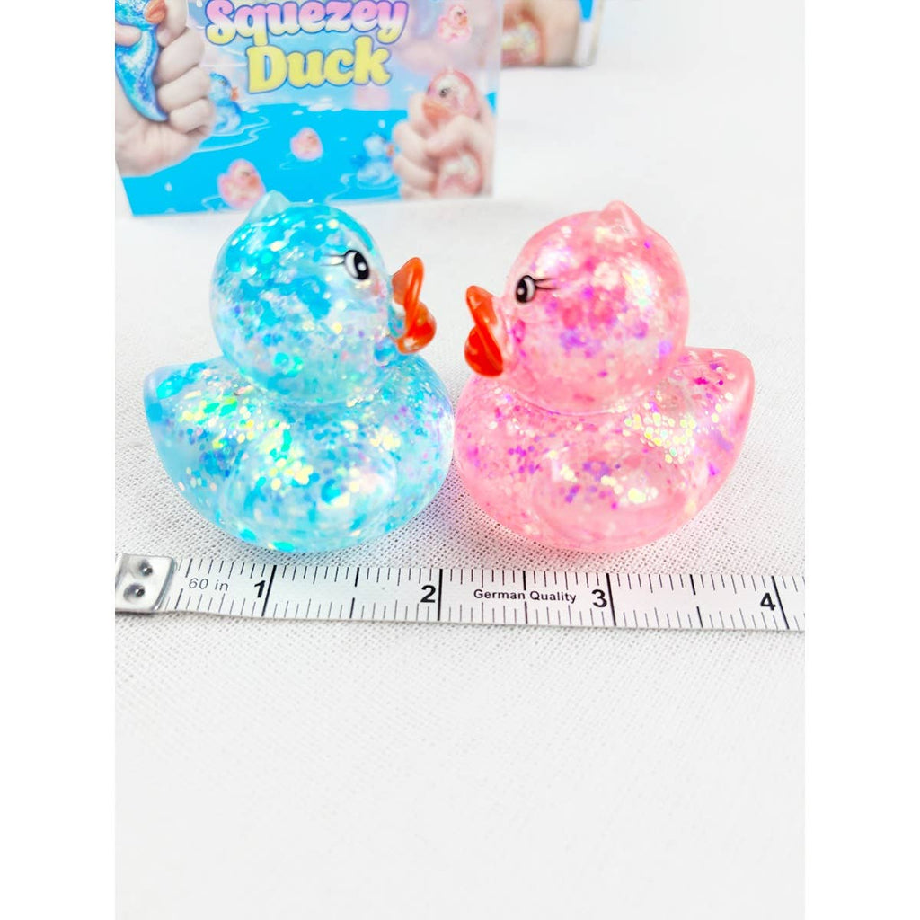 Set of 2 Scented Tranlucent Maltose Duck Squishy Toy