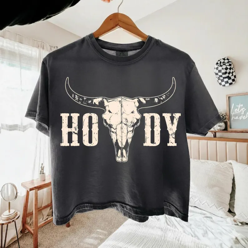 HOWDY Boxy Cropped Tee