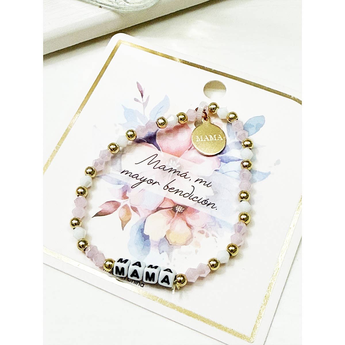 Mix Beads MAMA Inpirational Bracelet