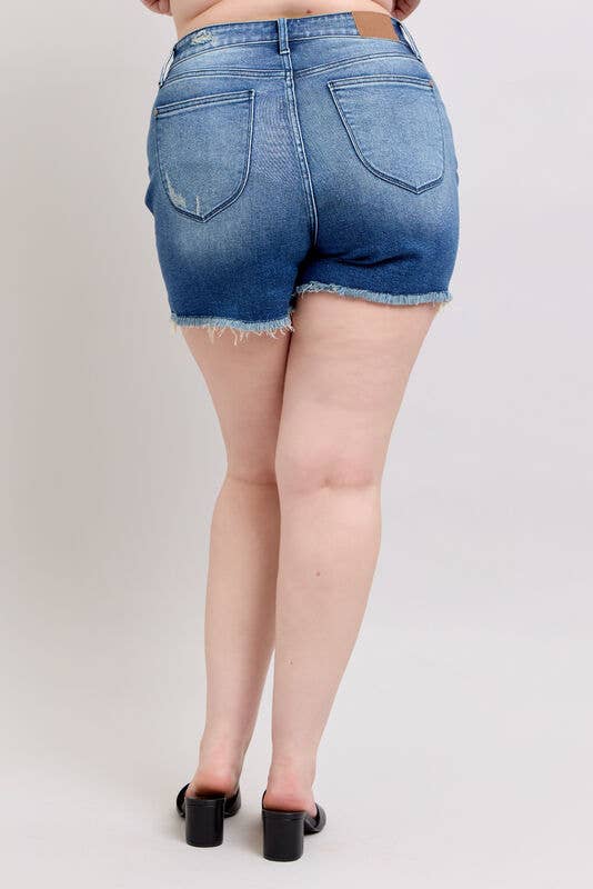 V-Front Shorts w Shield Pockets - PLUS
