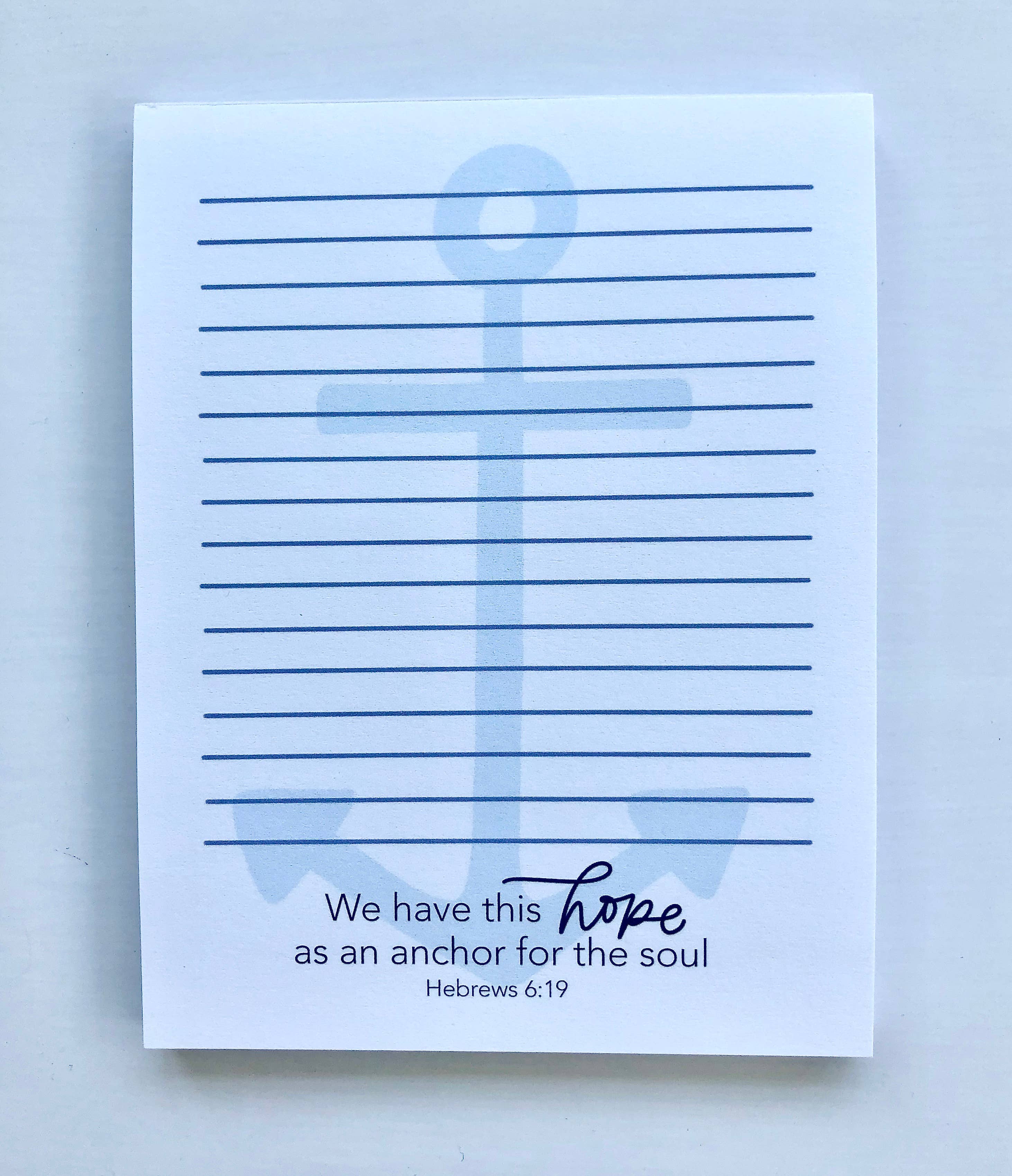 Hope Anchor Note Pad