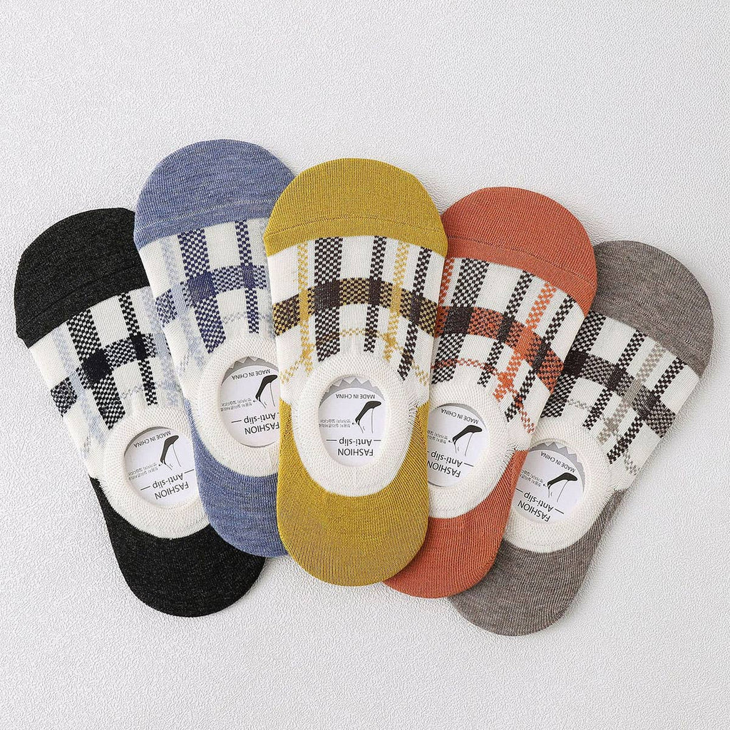 Lattice No Show Socks Womens Cotton For Flats
