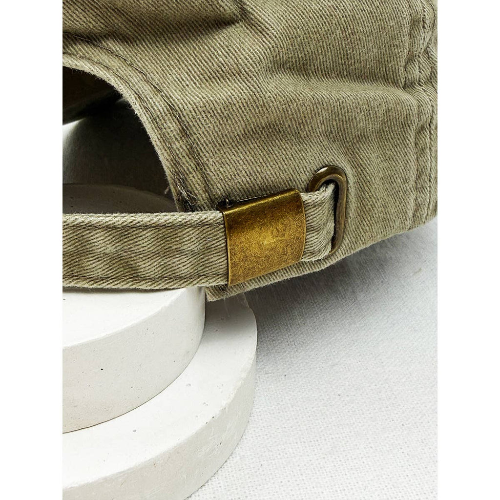 MAMA Embroidered Acid Washed Baseball Cap