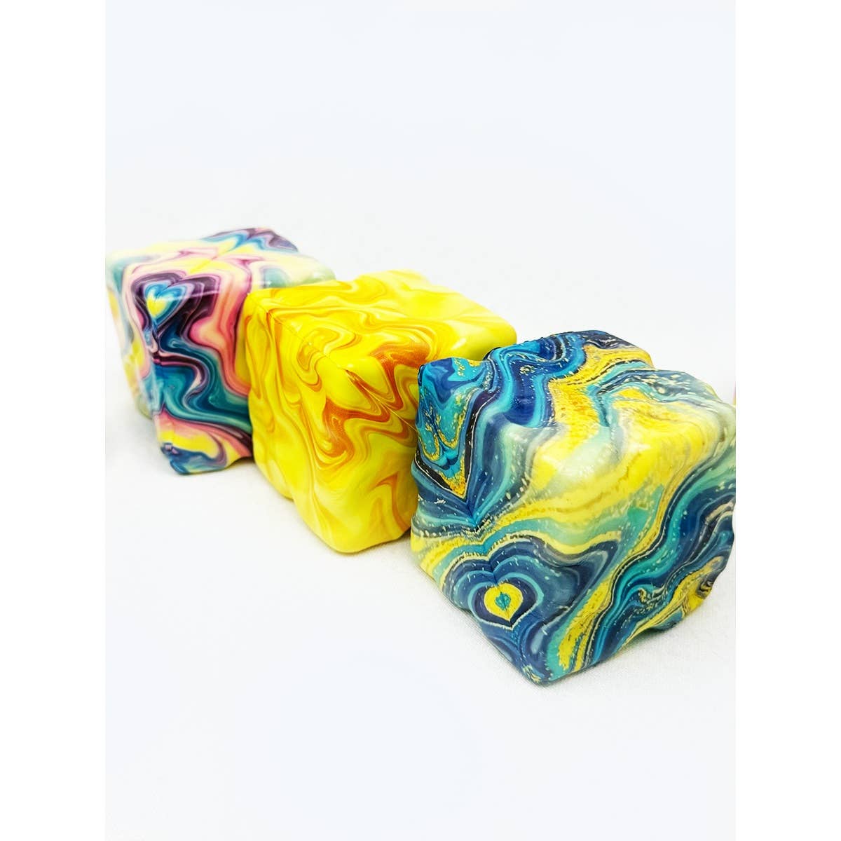 Marbled Slow Rising Cheese Squishy Toy