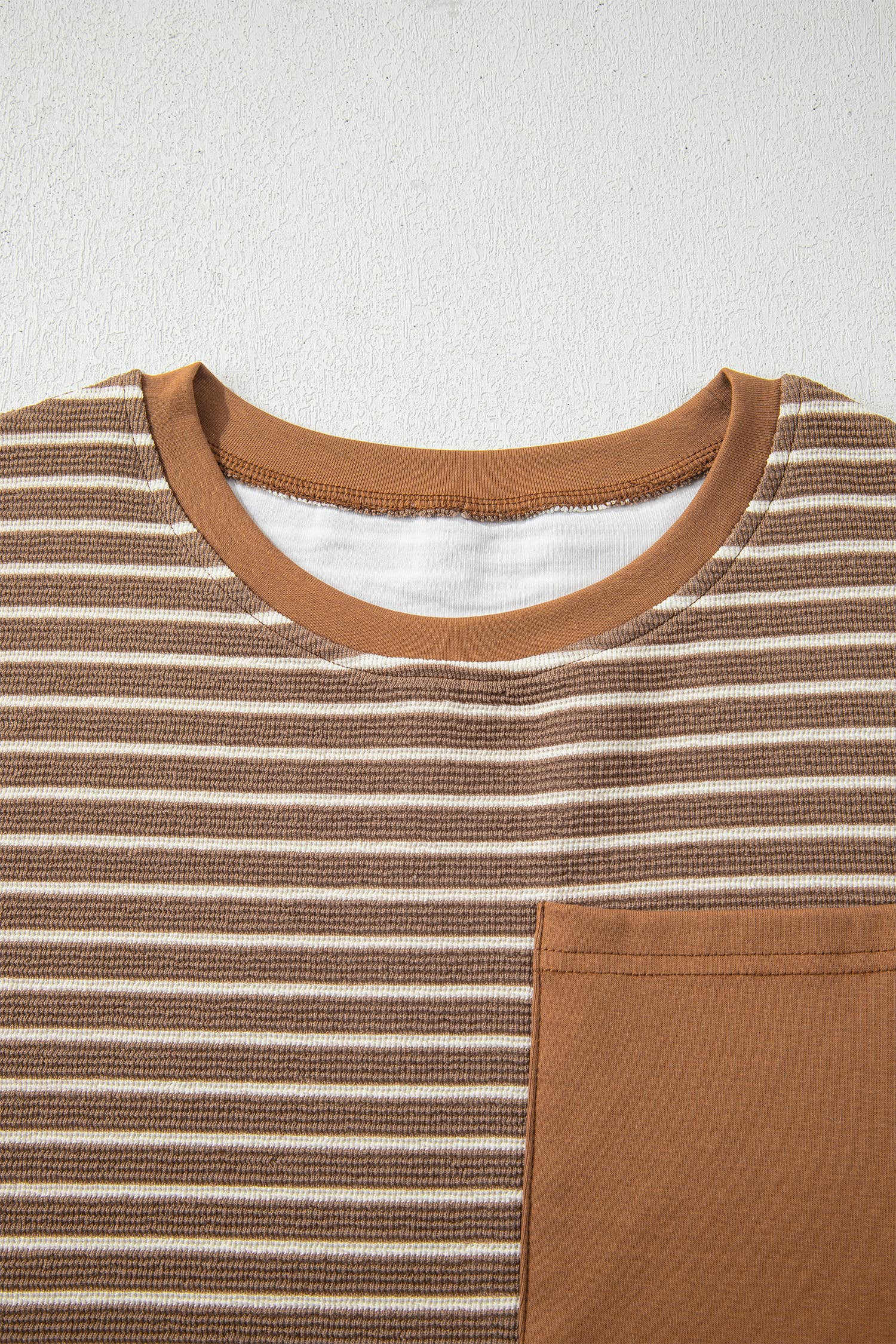 Stripe Tee and Drawstring Waist Pants Set