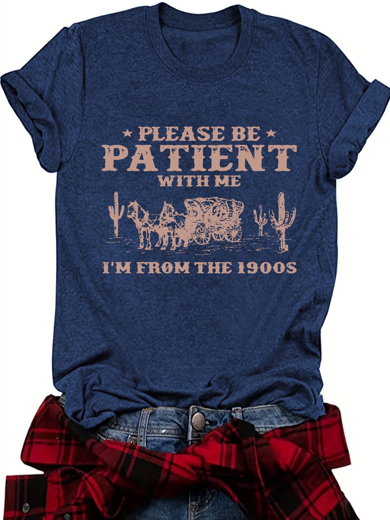 BE PATIENT Graphic Short Sleeve Tee
