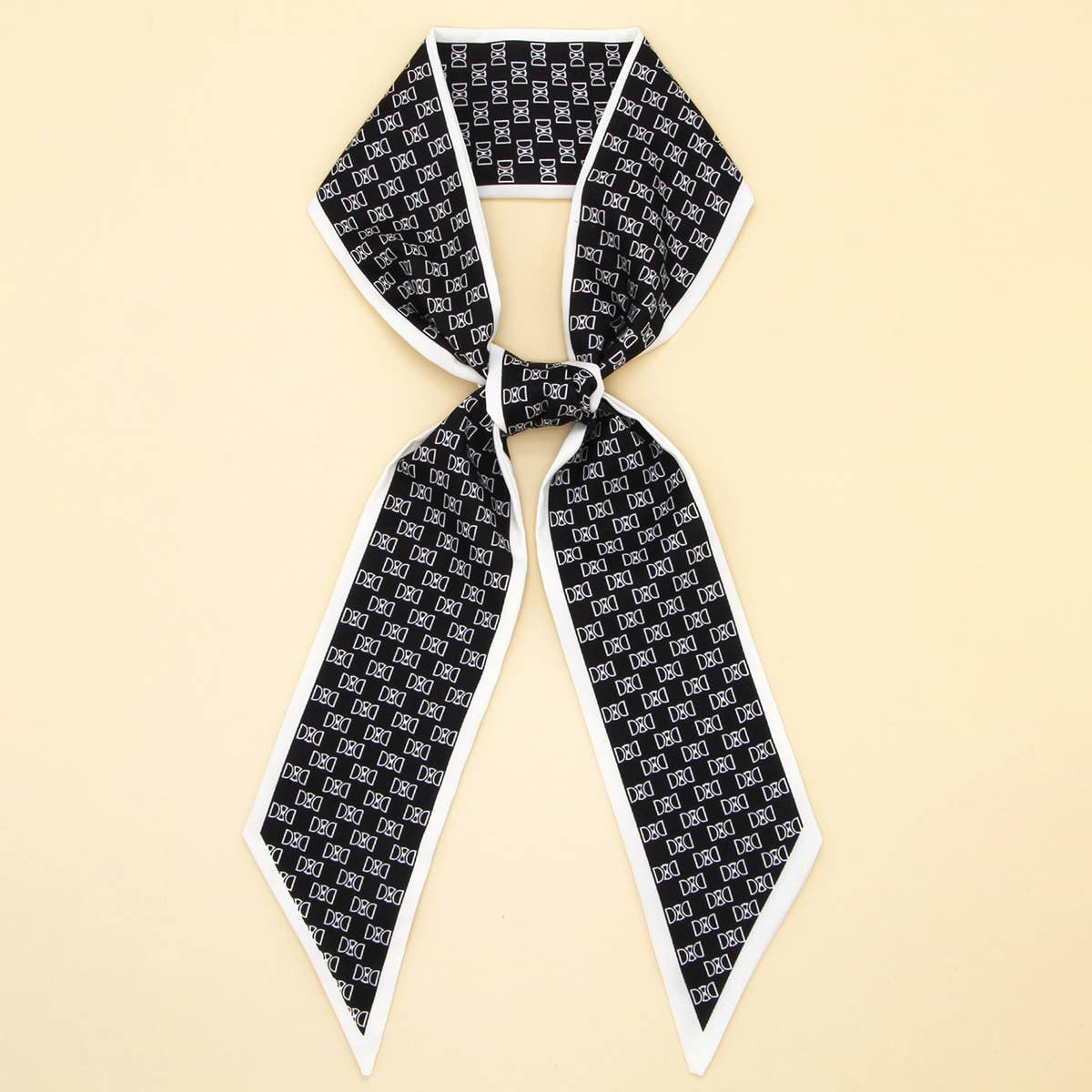 Letter Floral Twilly Scarf – Hair Ribbon & Bag Tie