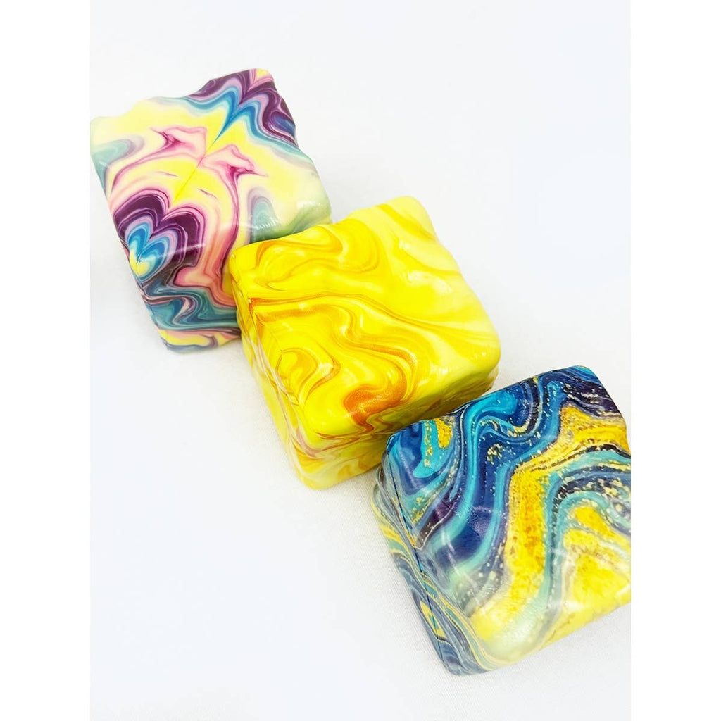 Marbled Slow Rising Cheese Squishy Toy