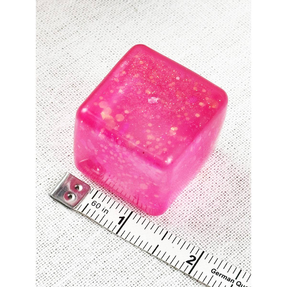 Glitter Mini Ice Cube Squishy Fidget Toy