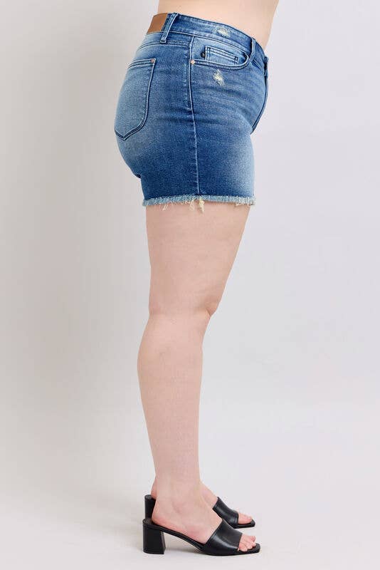 V-Front Shorts w Shield Pockets - PLUS