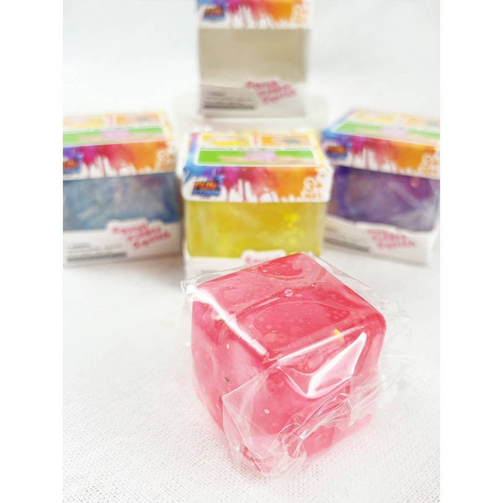 Glitter Mini Ice Cube Squishy Fidget Toy
