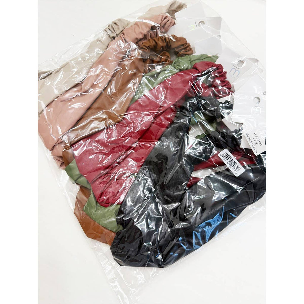 The Original PU Leather Headwrap Set