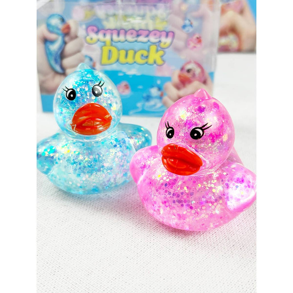 Set of 2 Scented Tranlucent Maltose Duck Squishy Toy