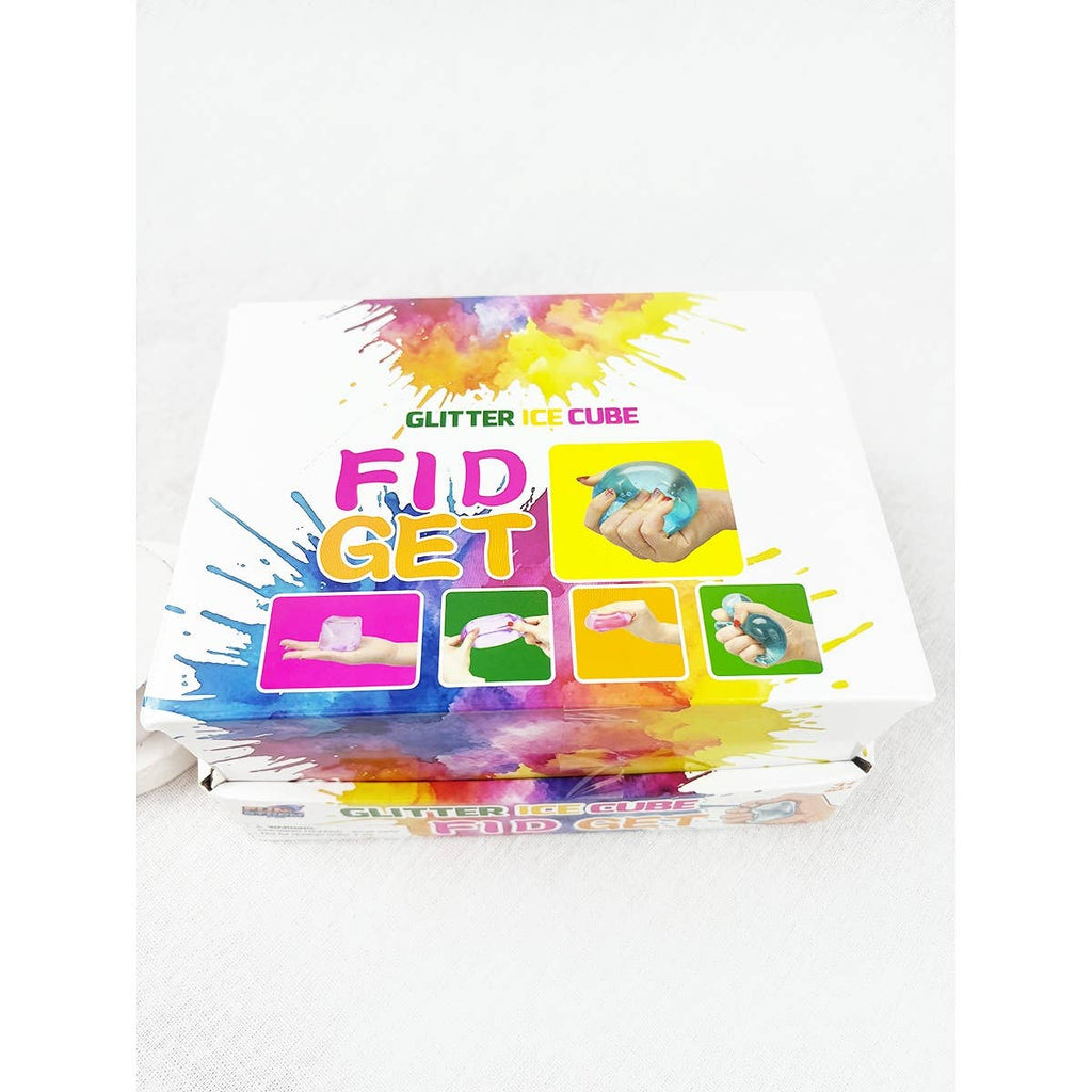 Glitter Mini Ice Cube Squishy Fidget Toy