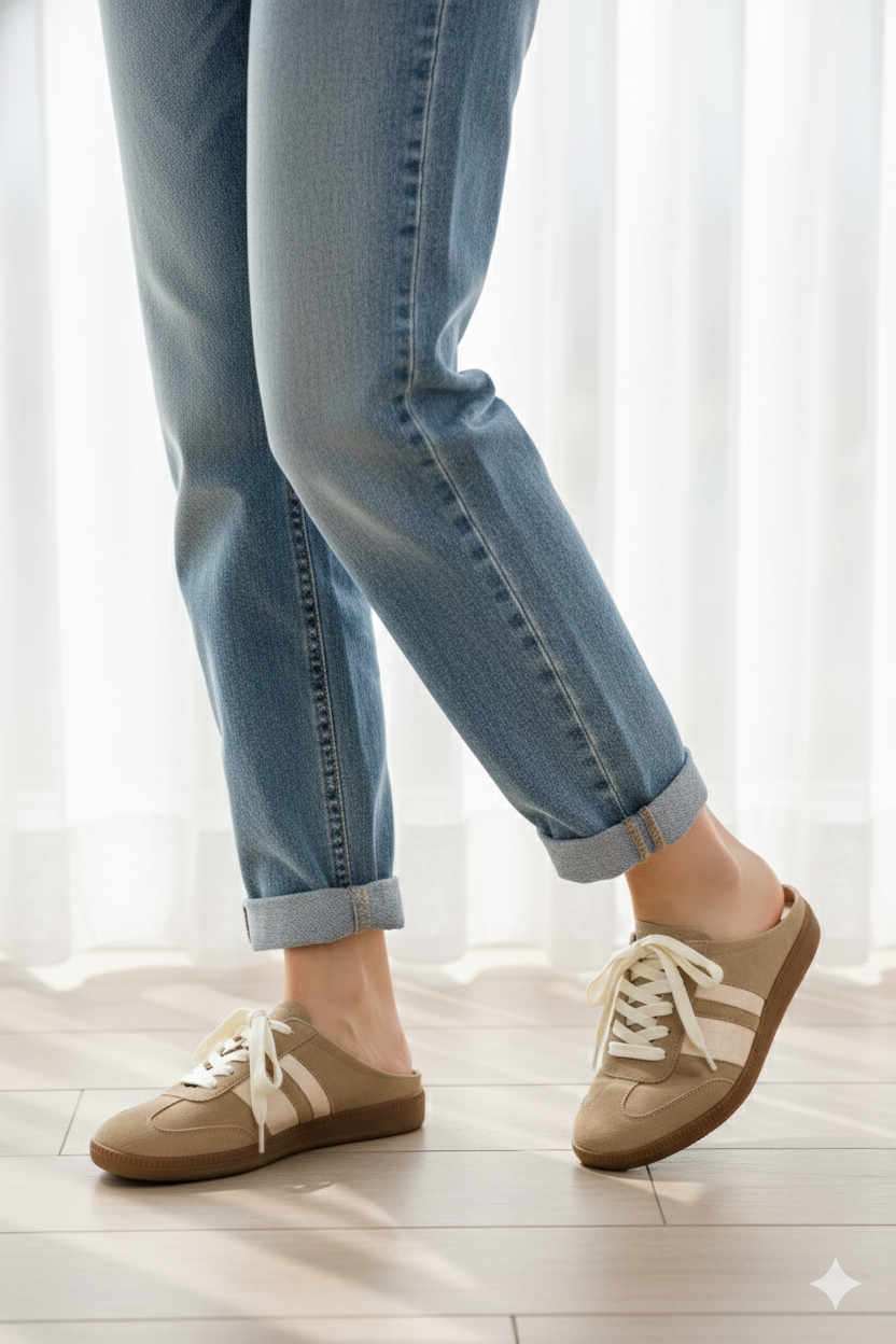 BRENDA CASUAL SLIP ON SNEAKER MULE