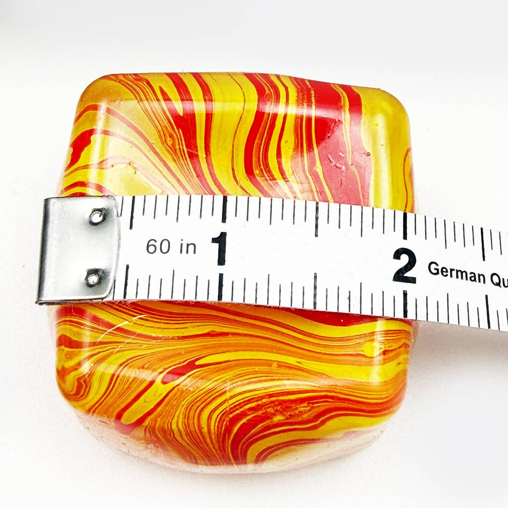 Marbled Cube Shaped Squishy Toy