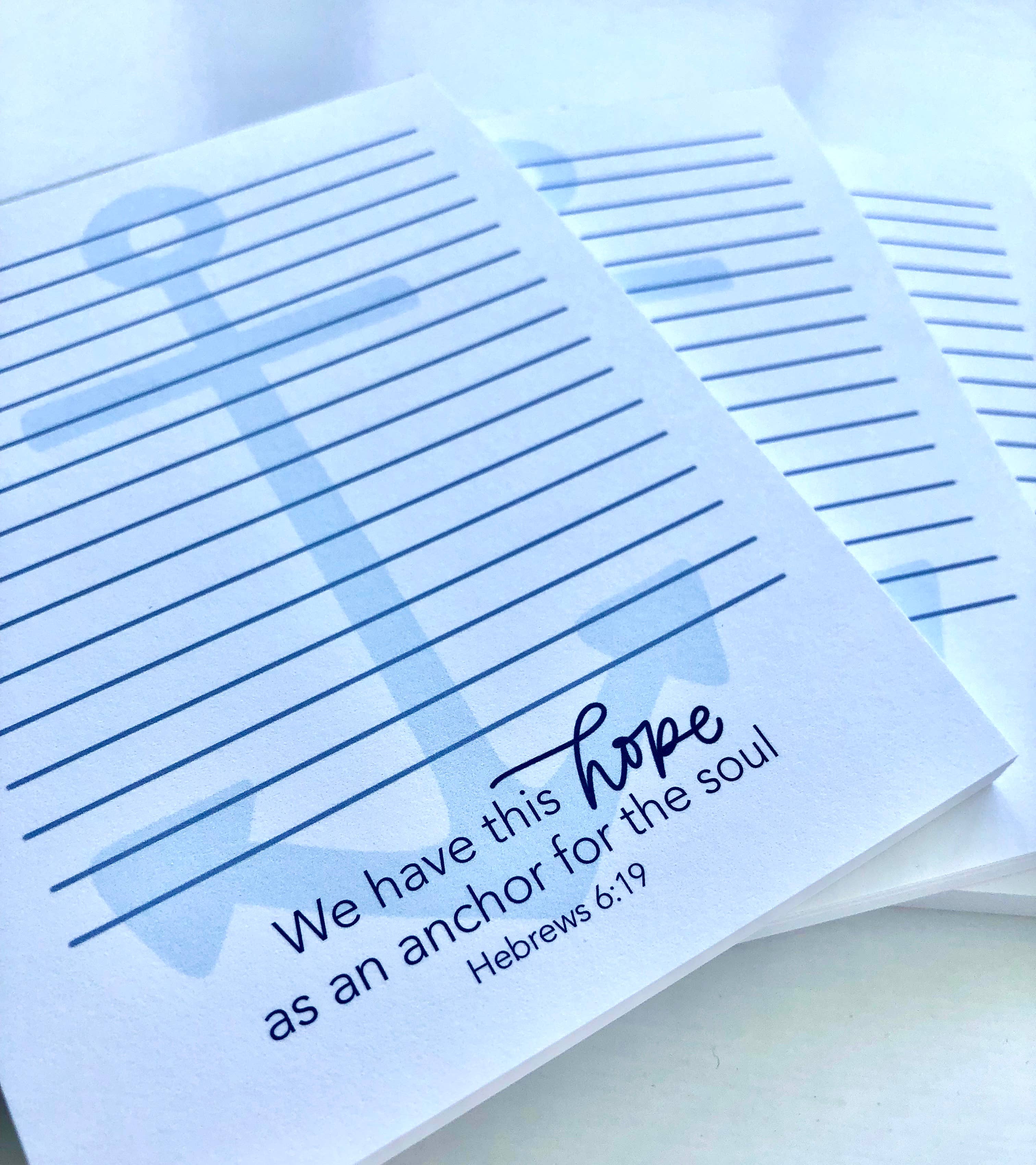 Hope Anchor Note Pad