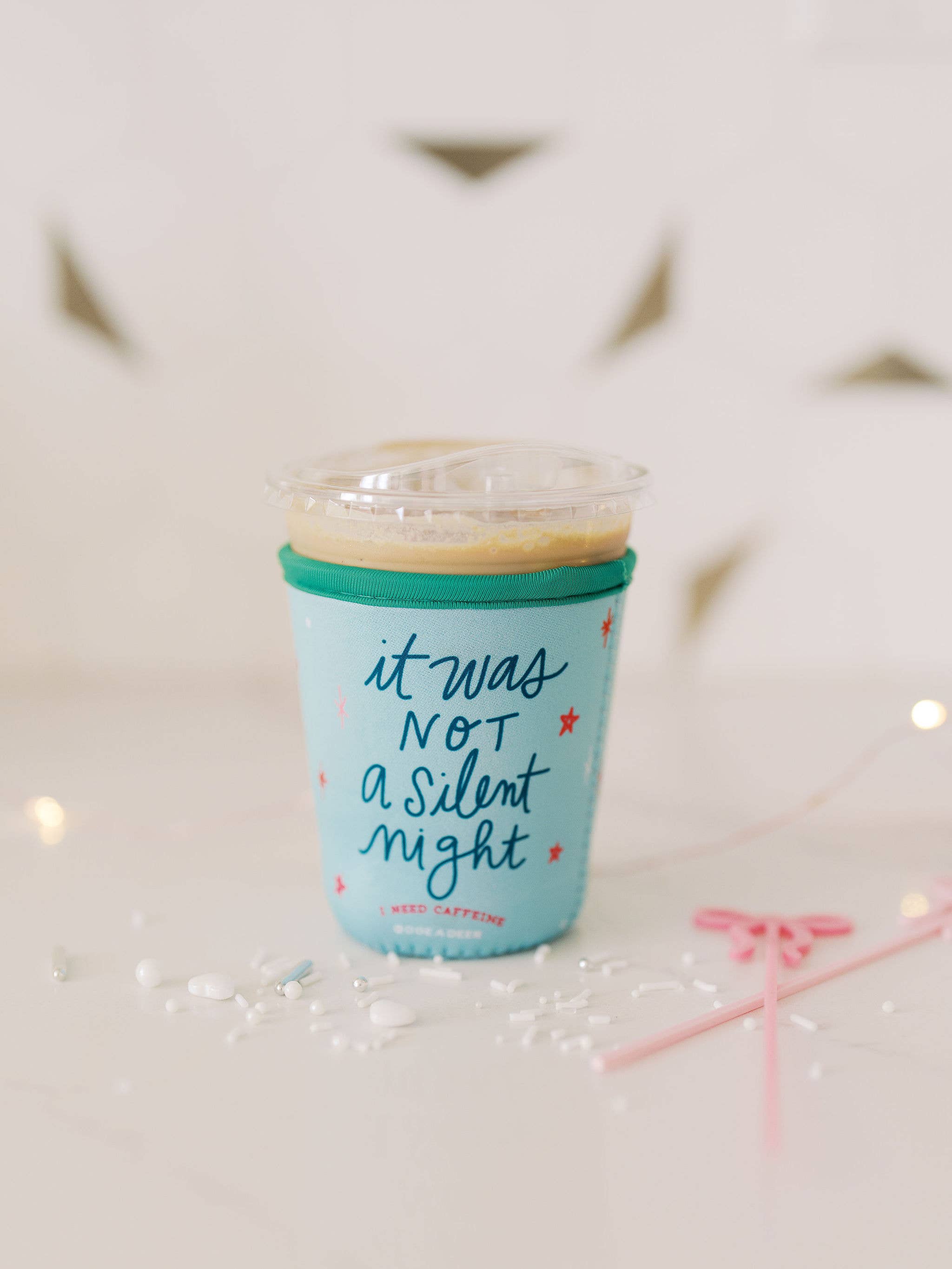 It Was Not A Silent Night Drink Sleeve | Christmas, Holiday
