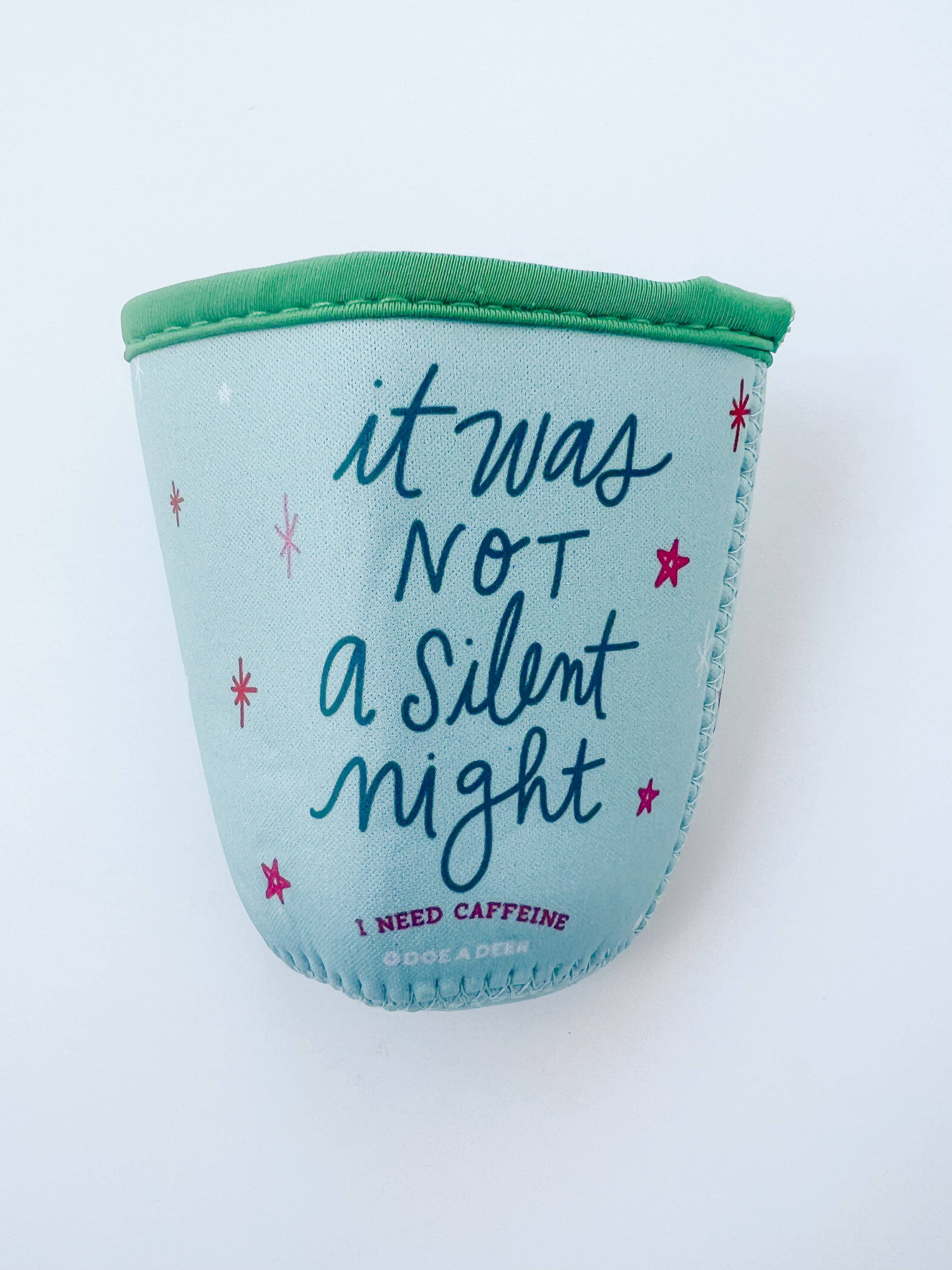 It Was Not A Silent Night Drink Sleeve | Christmas, Holiday