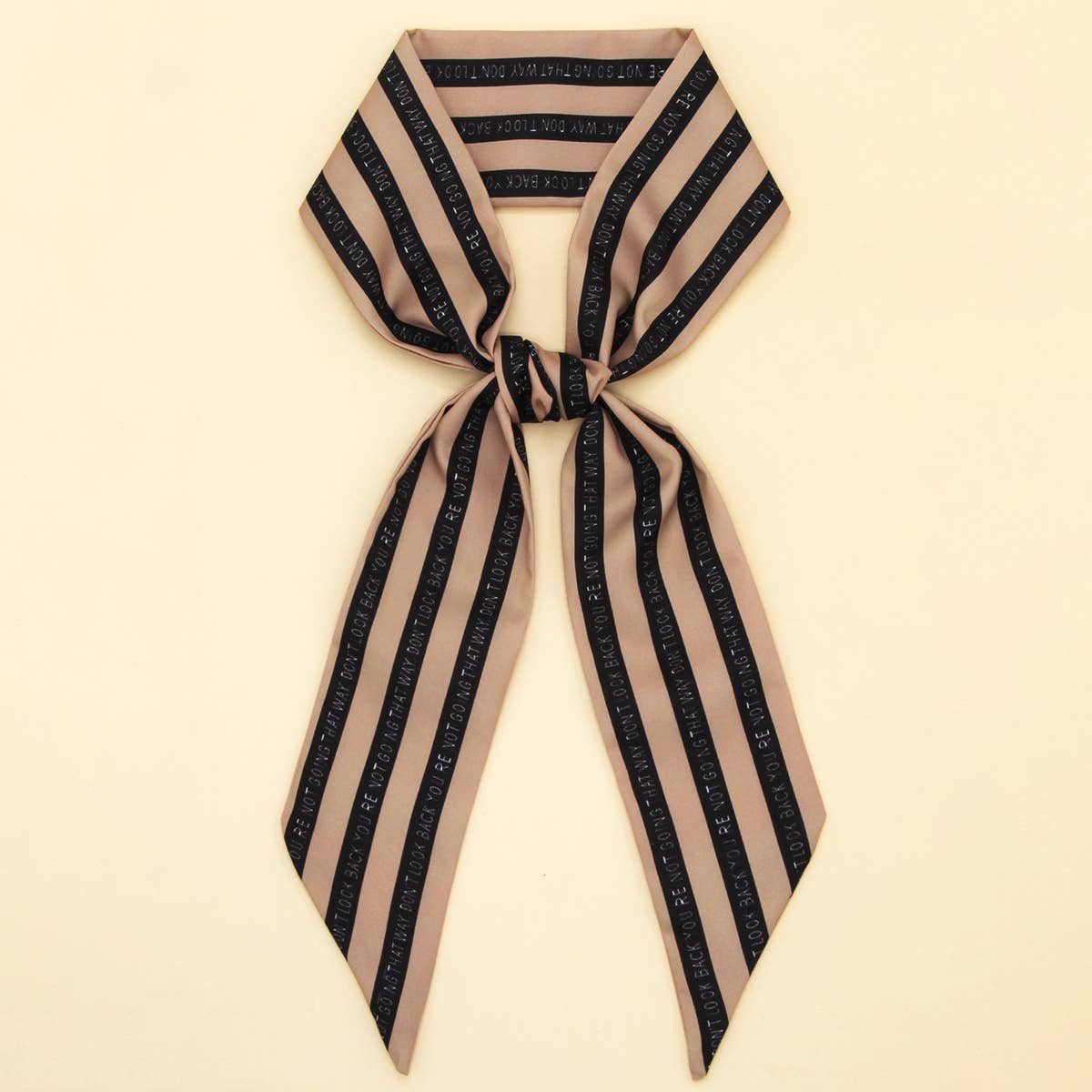 Letter Floral Twilly Scarf – Hair Ribbon & Bag Tie
