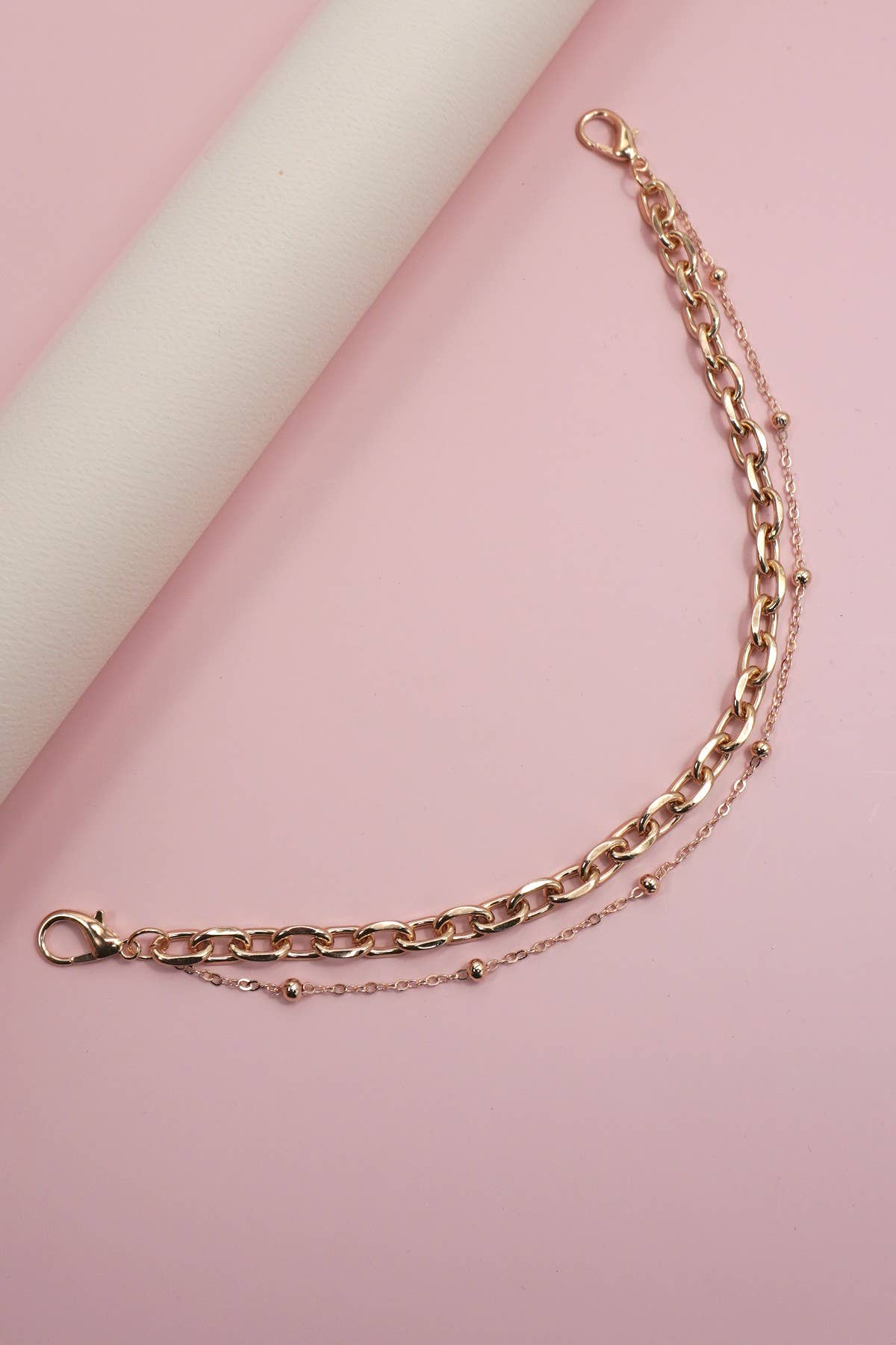 MULTI GOLD BALL CHAIN SHOE CHARM CHAIN