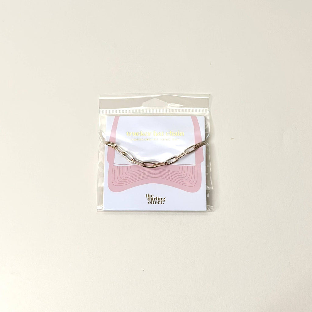 Trucker Hat Chain-Paperclip Chain-Gold