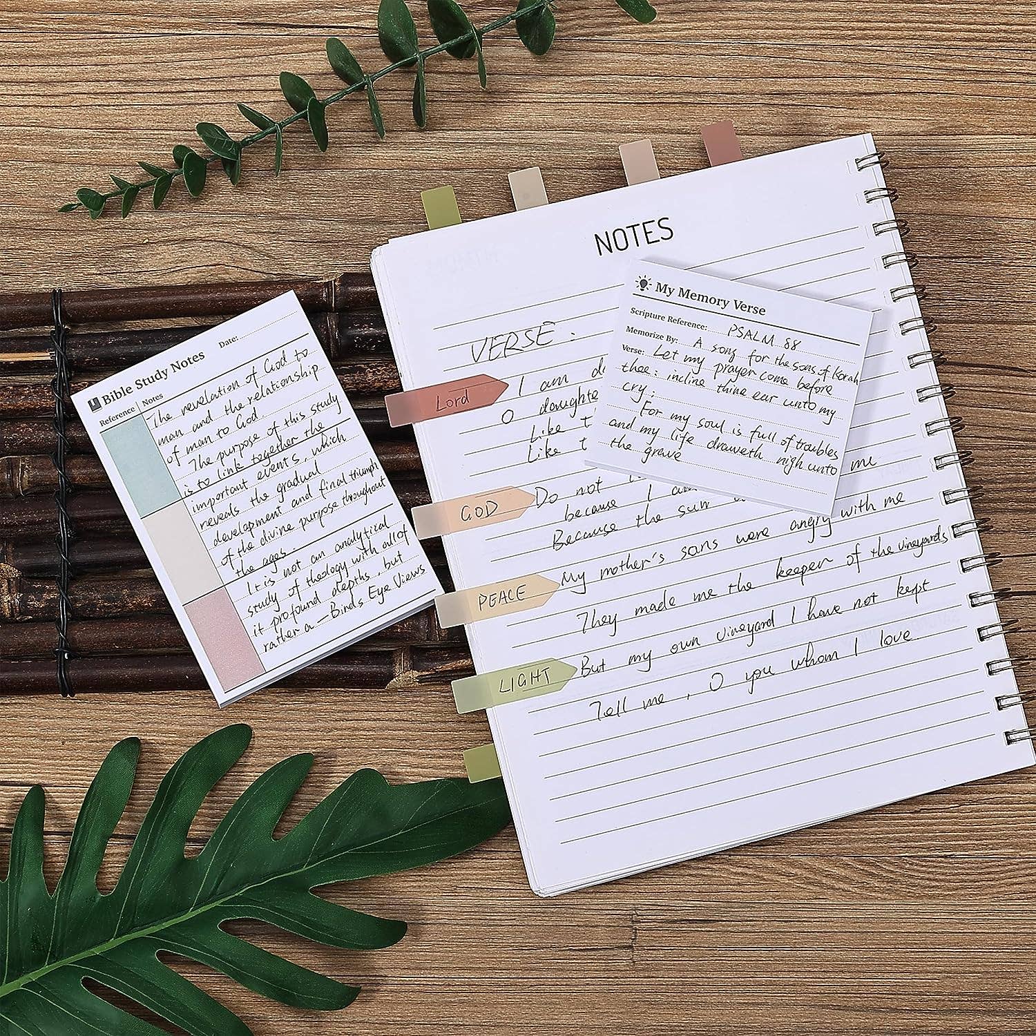Mr. Pen Bible Study Sticky Notes - 225 Pack