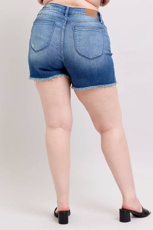 V-Front Shorts w Shield Pockets - PLUS
