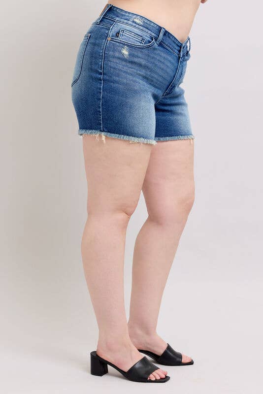 V-Front Shorts w Shield Pockets - PLUS