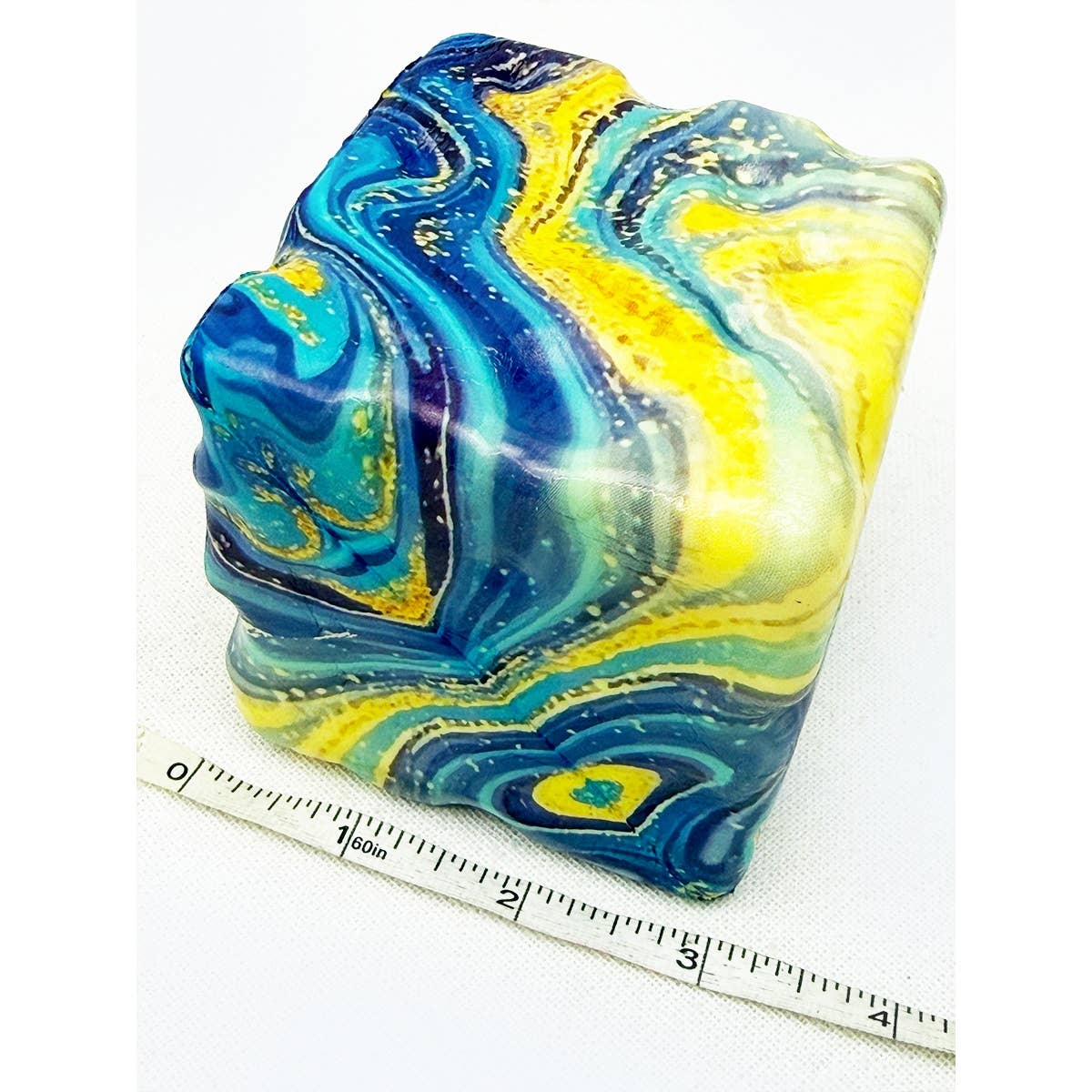 Marbled Slow Rising Cheese Squishy Toy