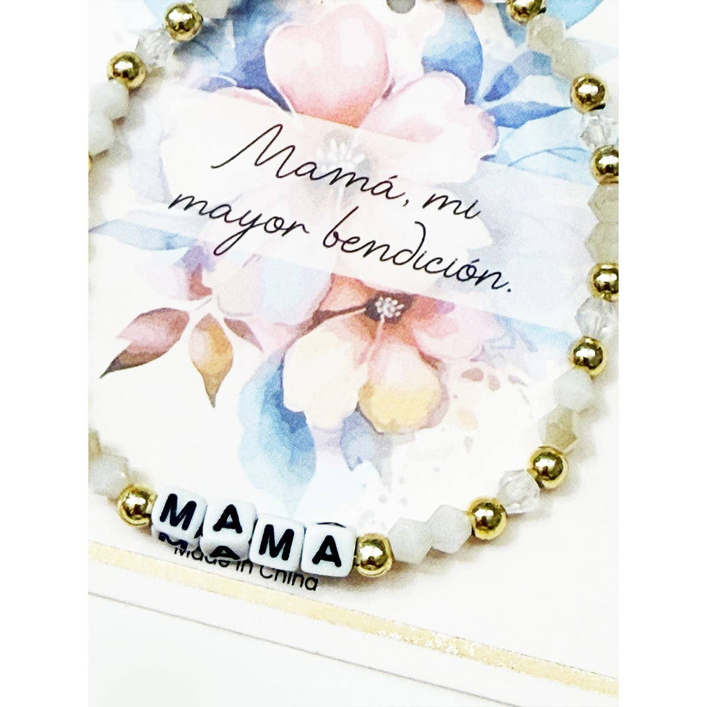 Mix Beads MAMA Inpirational Bracelet