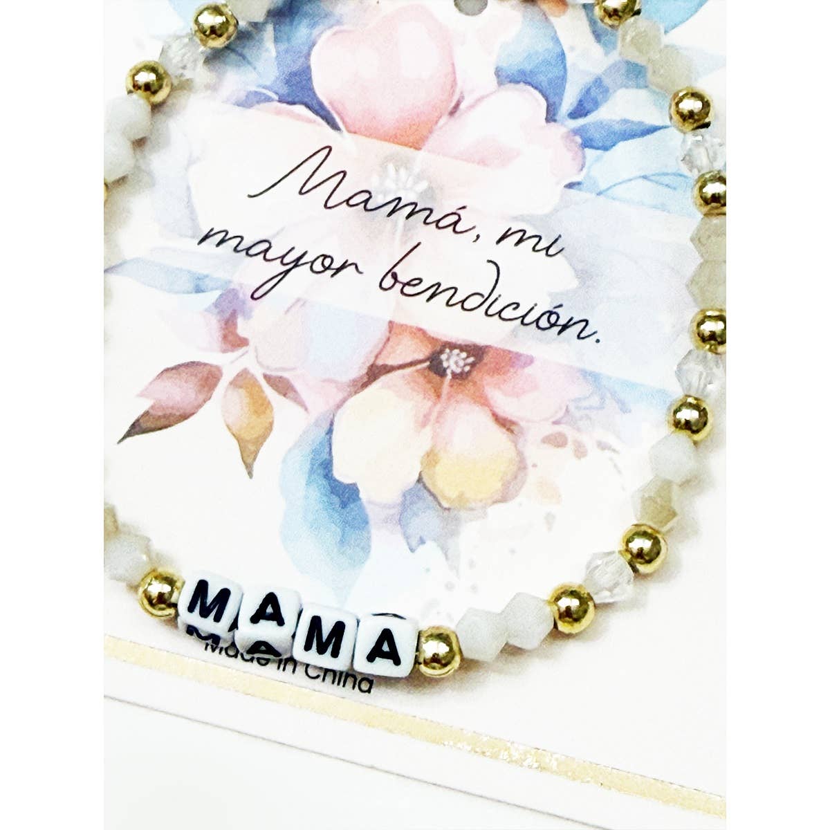 Mix Beads MAMA Inpirational Bracelet