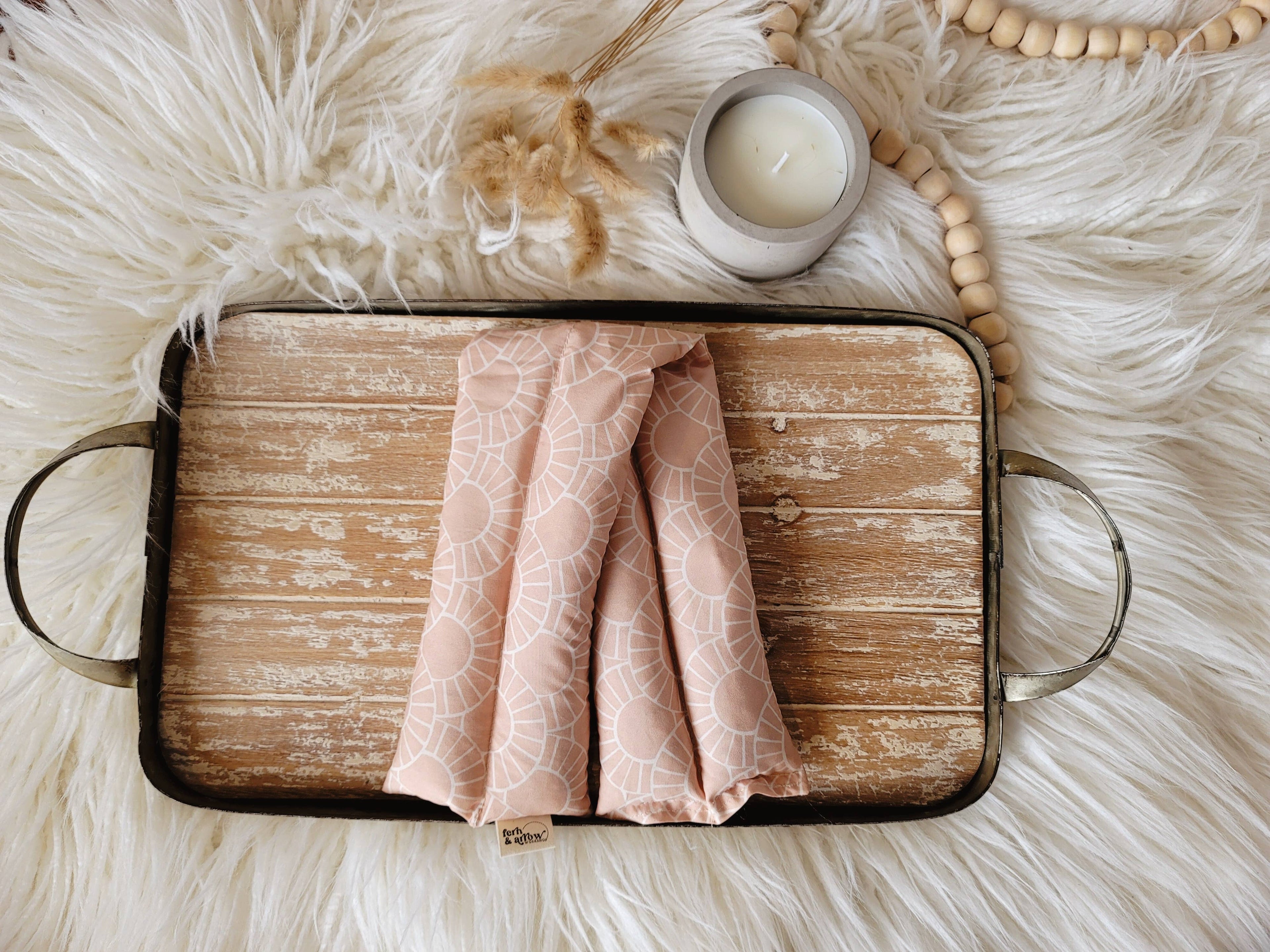 Boho Aromatherapy Neck Wrap - Small Mosaic Print