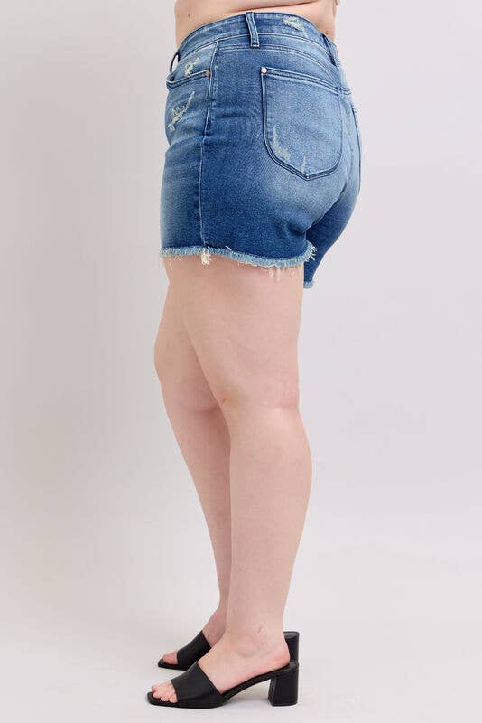 V-Front Shorts w Shield Pockets - PLUS