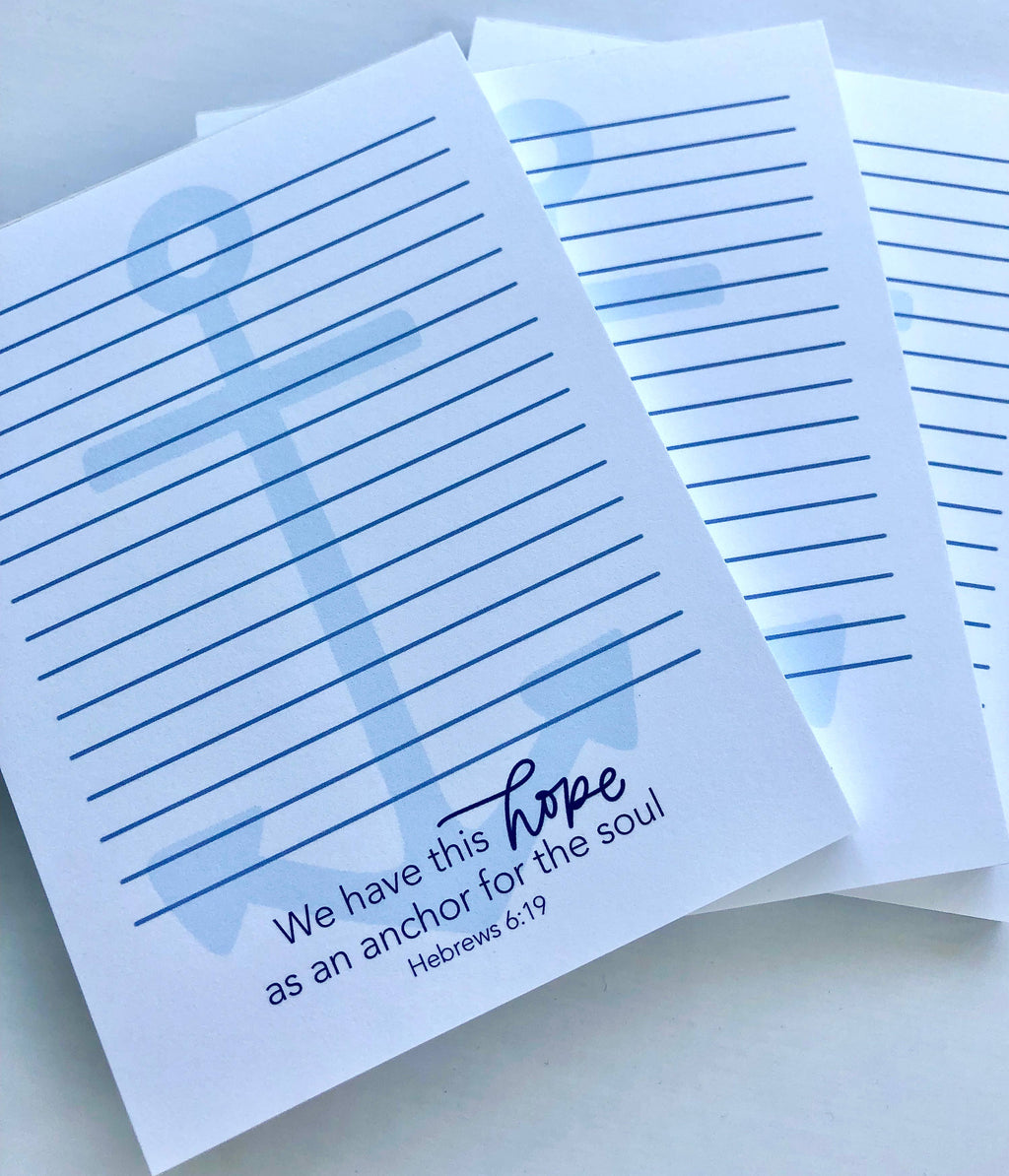 Hope Anchor Note Pad