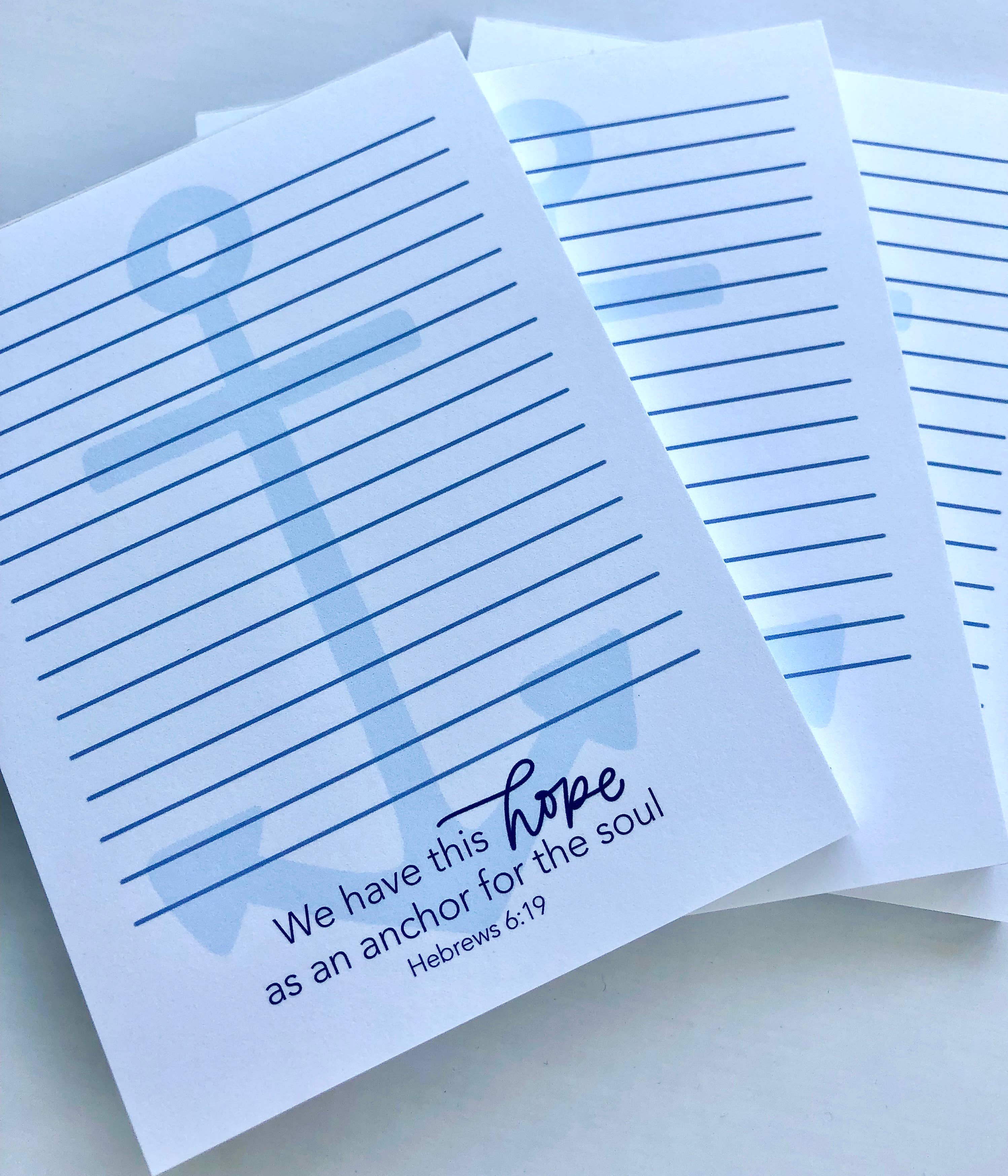 Hope Anchor Note Pad