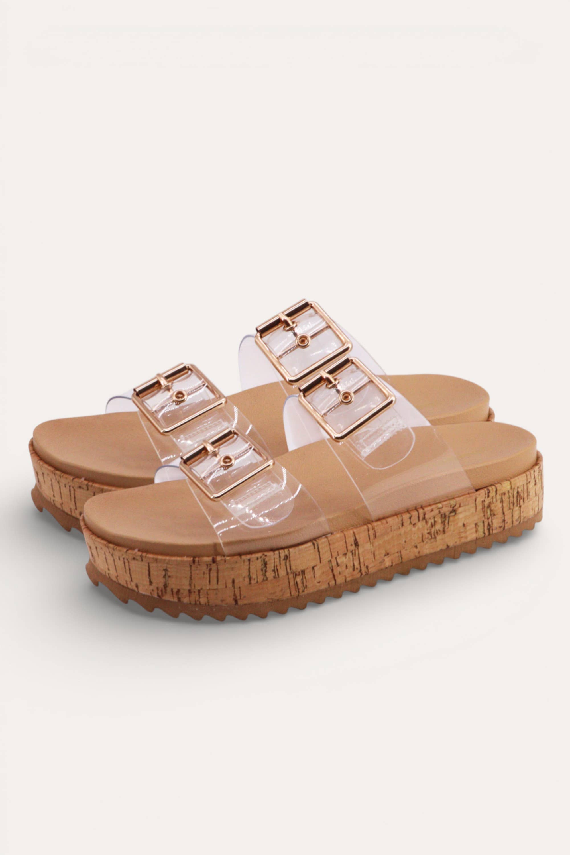 Dual Clear Jelly Sandal