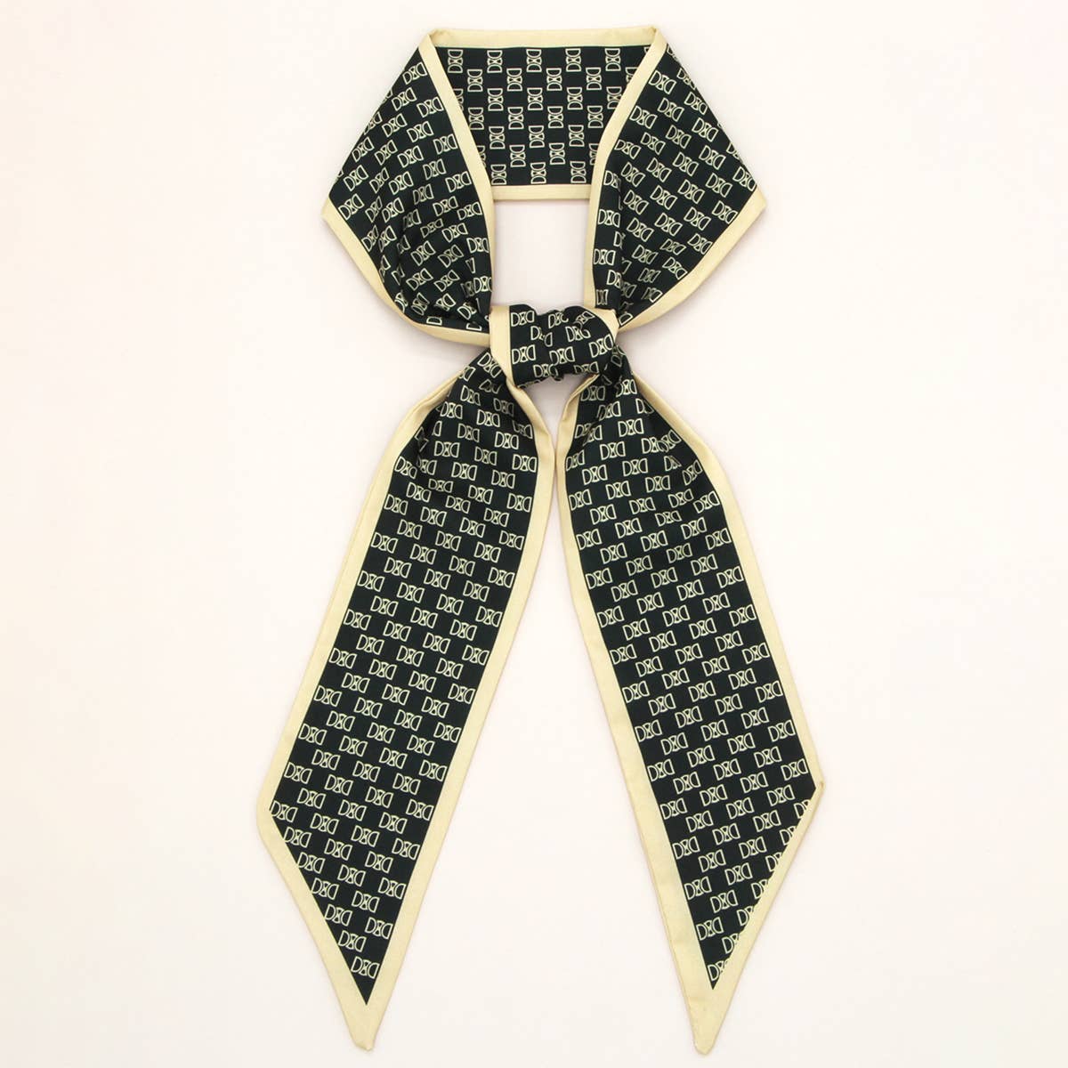 Letter Floral Twilly Scarf – Hair Ribbon & Bag Tie