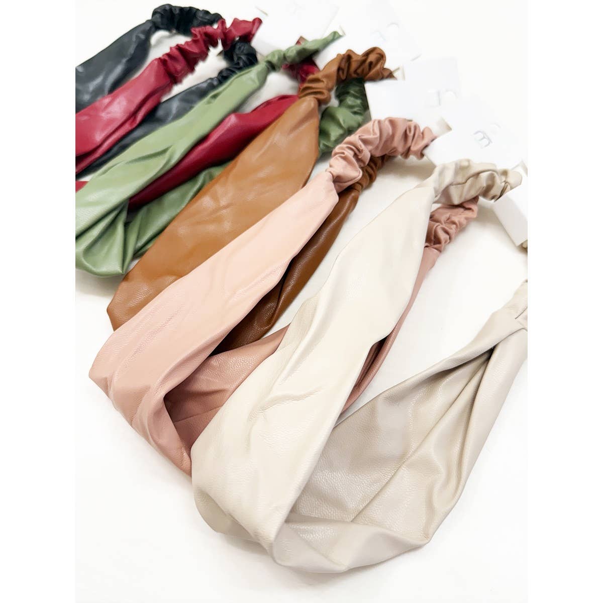 The Original PU Leather Headwrap Set