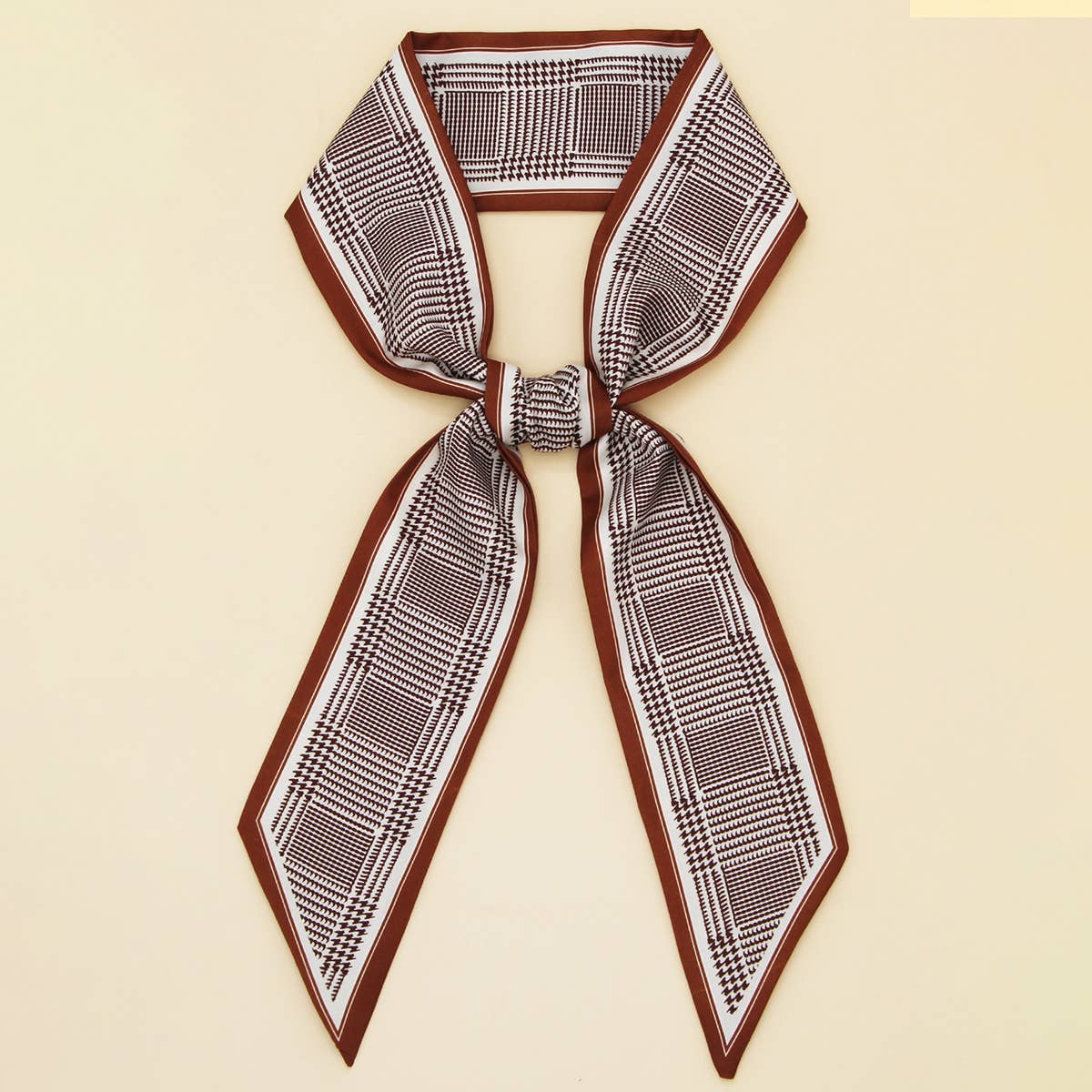Letter Floral Twilly Scarf – Hair Ribbon & Bag Tie