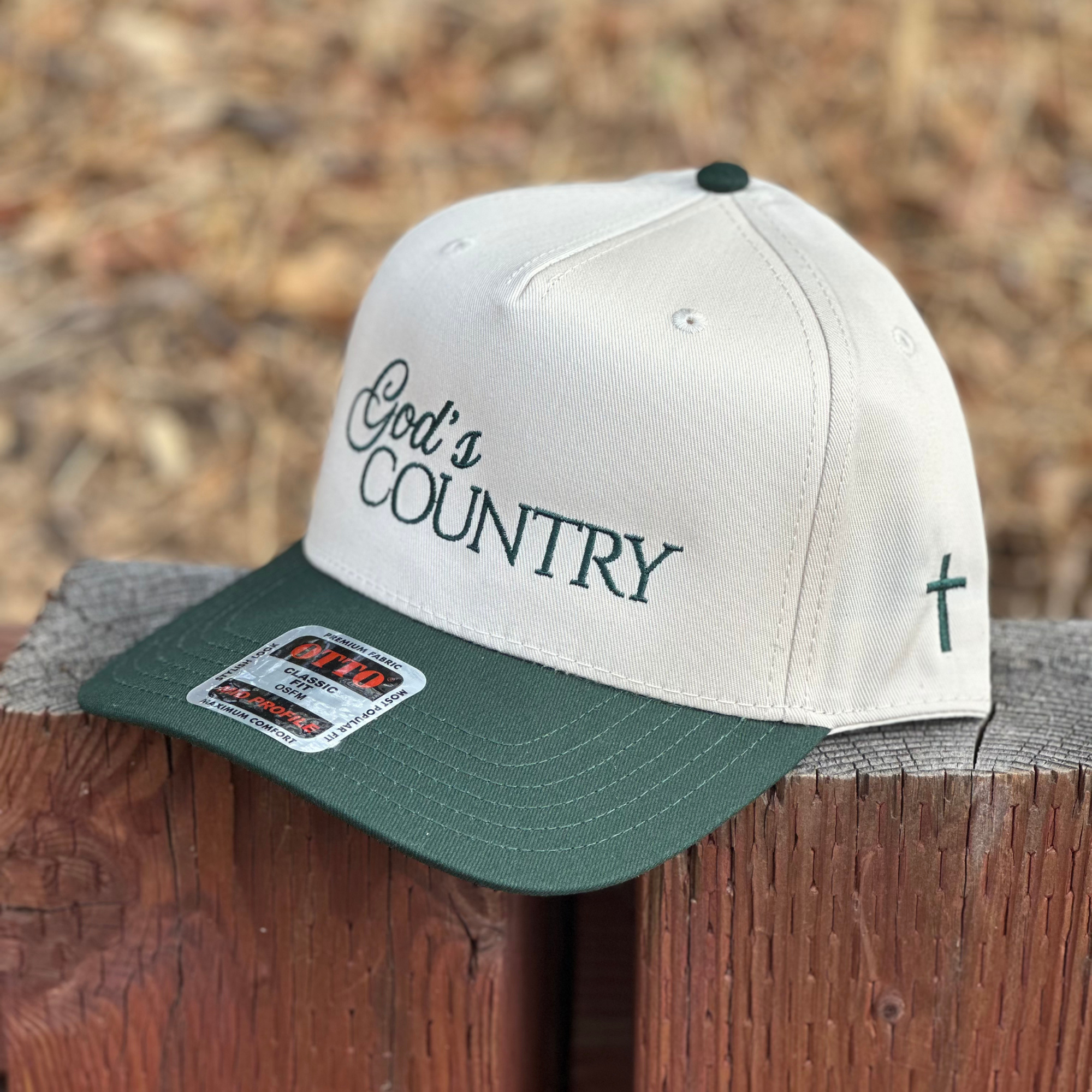 God's Country Embroidered Hat