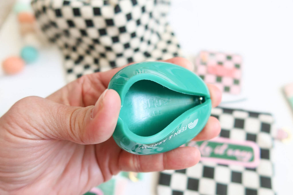 Retro Rubber Coin Pouch with Ball Chain Keychain