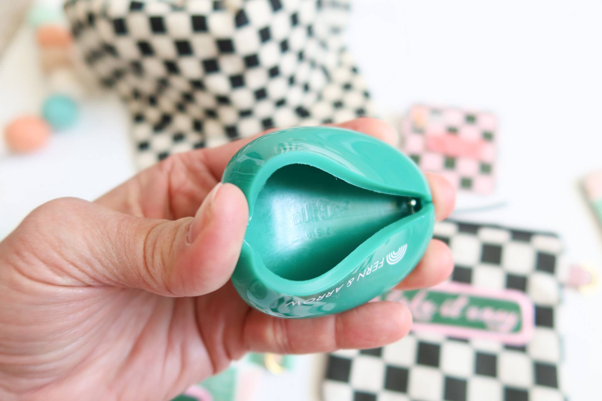 Retro Rubber Coin Pouch with Ball Chain Keychain