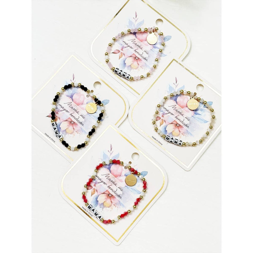 Mix Beads MAMA Inpirational Bracelet
