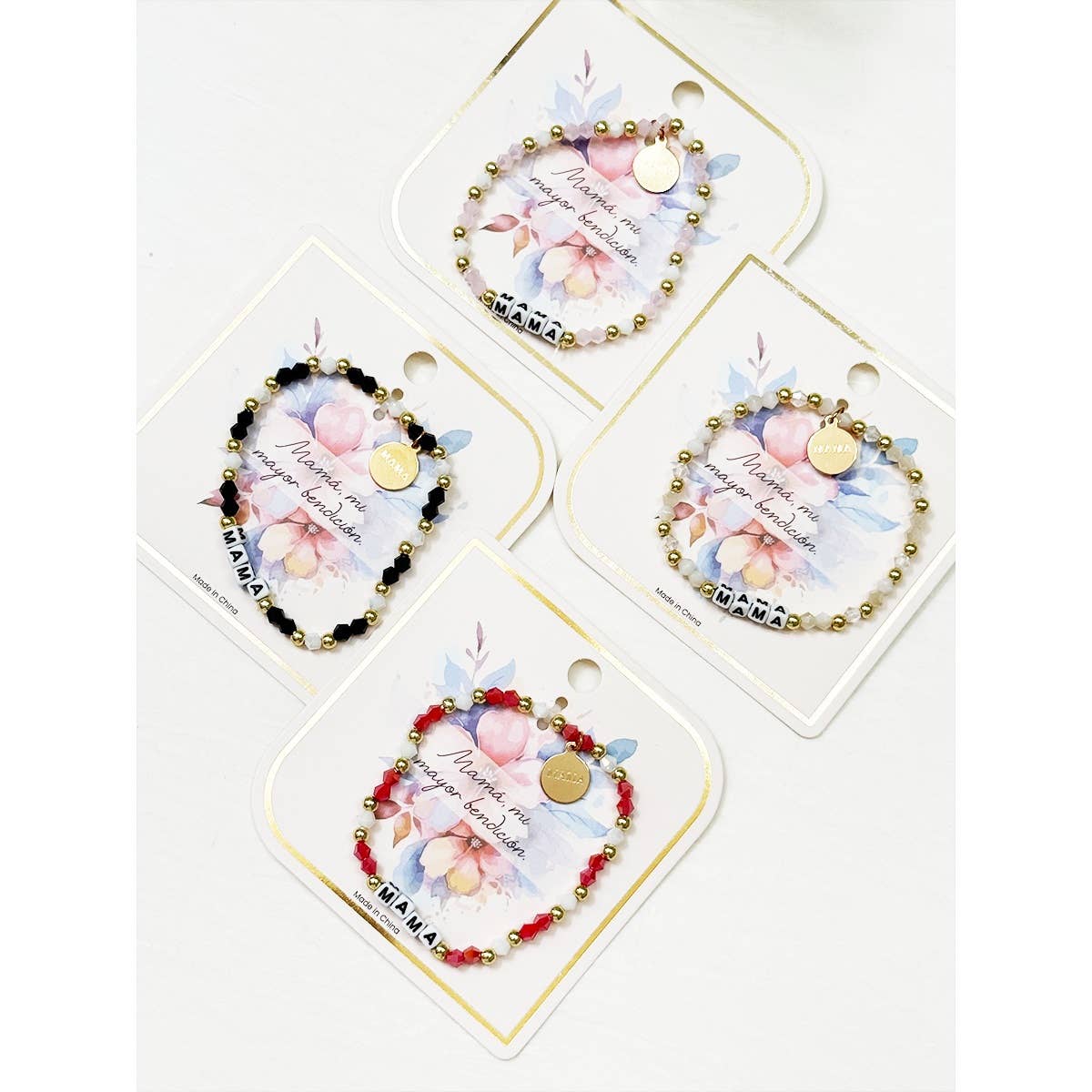 Mix Beads MAMA Inpirational Bracelet