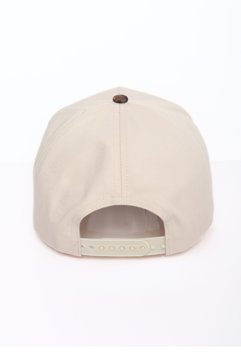 PUT IT ON MY HUSBAND'S TAB embroidery Leopard Brim Hat
