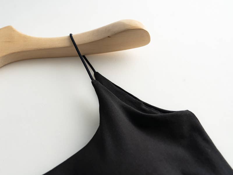 Cotton Blend Camisole Self Bra Tank Top