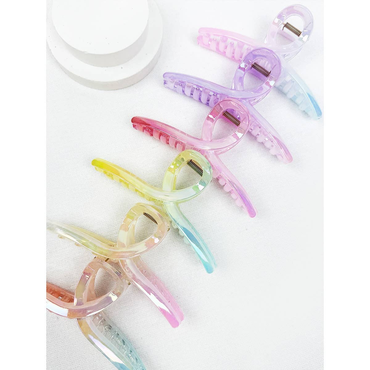 Jumbo Ombre Minimal Style Hair Claw