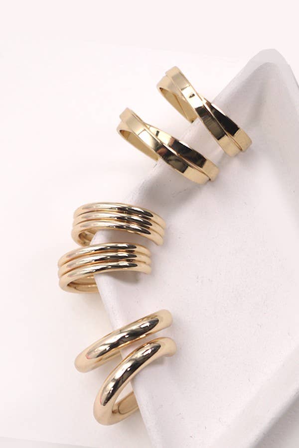 Multi Classic Hoop Earring Trio