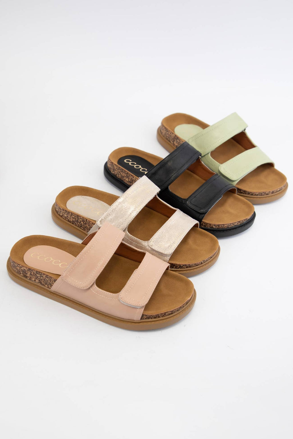 GWEN CORK SOLE SLIDE SANDAL